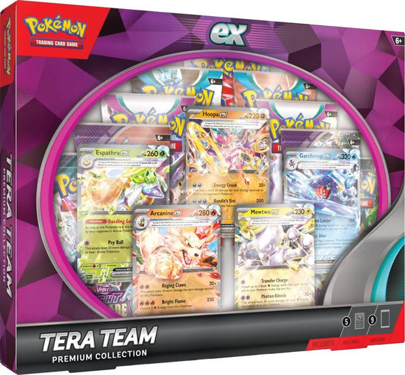 Pokemon TCG Scarlet & Violet Tera Team EX Premium Collection Box
