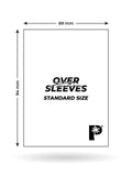 Palms Off Gaming Premium Over Sleeves - Standard Size Clear 100ct