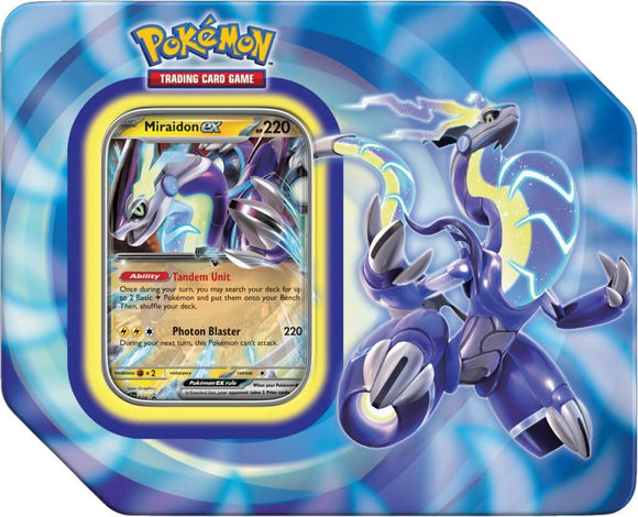 Pokemon TCG: Paldea Legends Tin (Miraidon EX)