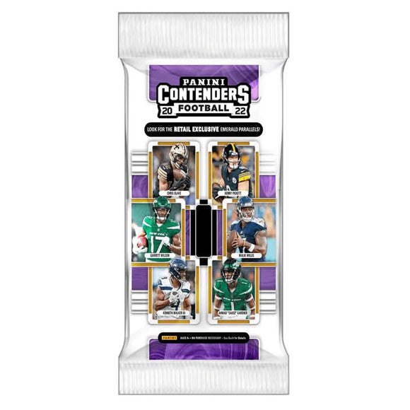 2022 Panini Contenders NFL Football - Cello/Fat/Value Pack