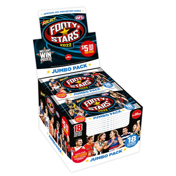 2022 Select Footy Stars AFL cards - Jumbo Box (18ct)