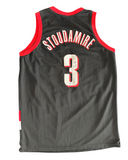 Damon Stoudamire Autographed Trail Blazers Basketball Jersey w/ COA