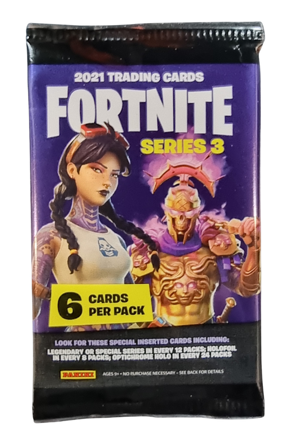 Panini Fortnite Series 3 Trading Cards (2021) - Hobby Pack