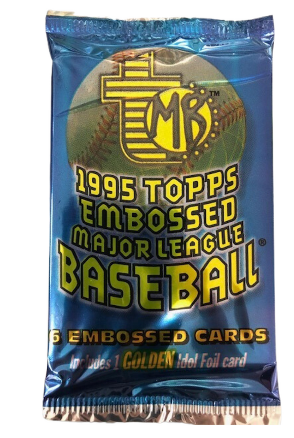 1995 Topps Embossed MLB Baseball - Hobby Pack