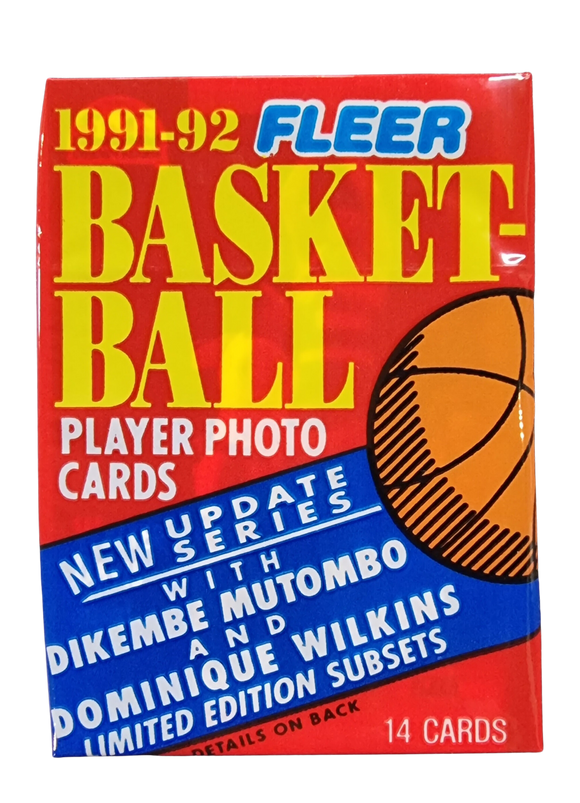 1991-92 Fleer Series 2 NBA Basketball cards - Hobby Pack