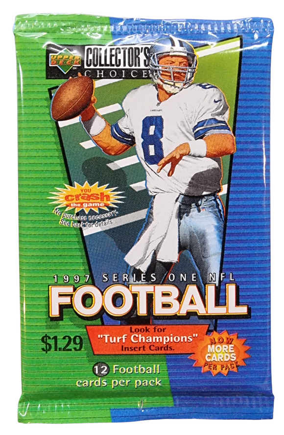 1997 Upper Deck Collector's Choice Series 1 NFL Football - Retail Pack