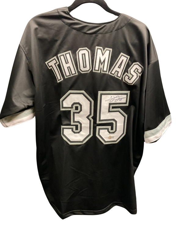 Frank Thomas HOF Autographed White Sox Baseball Jersey w/ COA