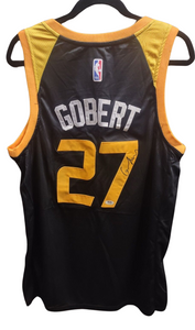 Rudy Gobert Authographed Jazz Swingman Basketball Jersey w/ COA