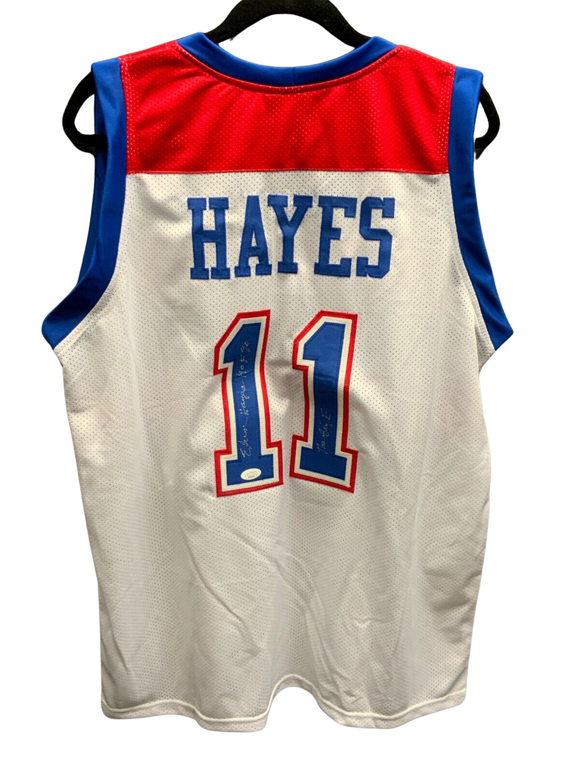 Elvin Hayes Authographed Bullets Basketball Jersey w/ COA