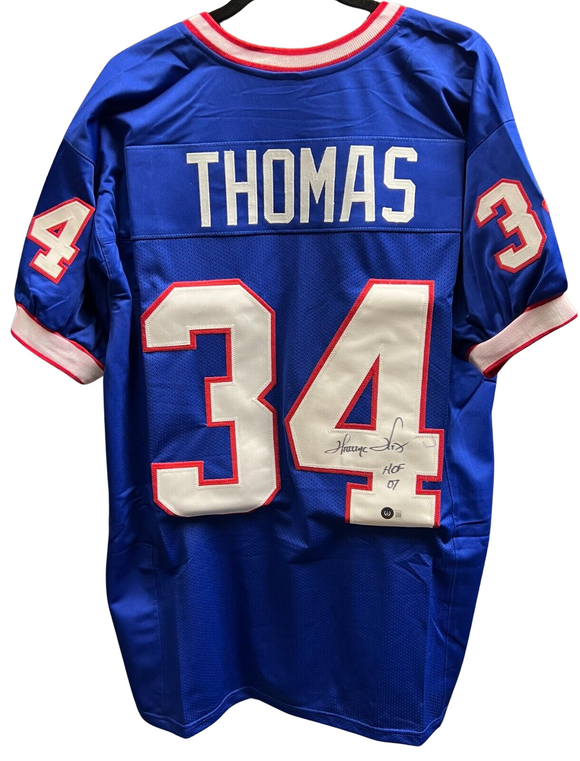 Thurman Thomas Autographed Bills Football Jersey w/ COA