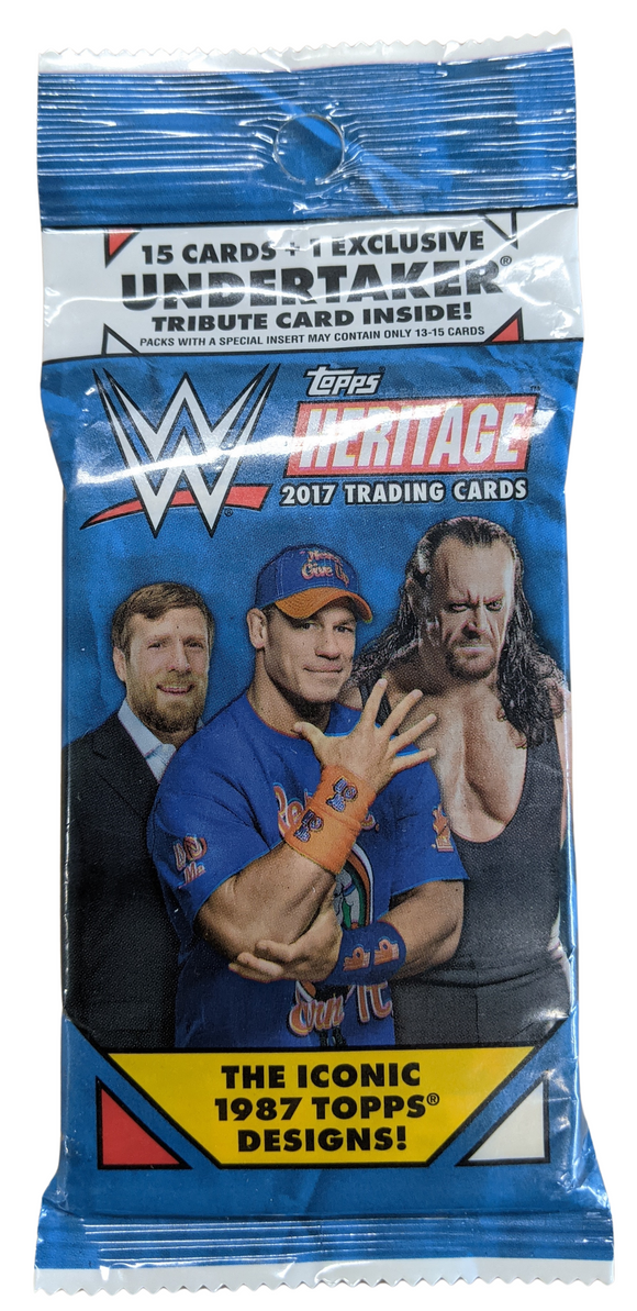 2017 Topps WWE Heritage Wrestling cards - Cello/Fat/Value Pack