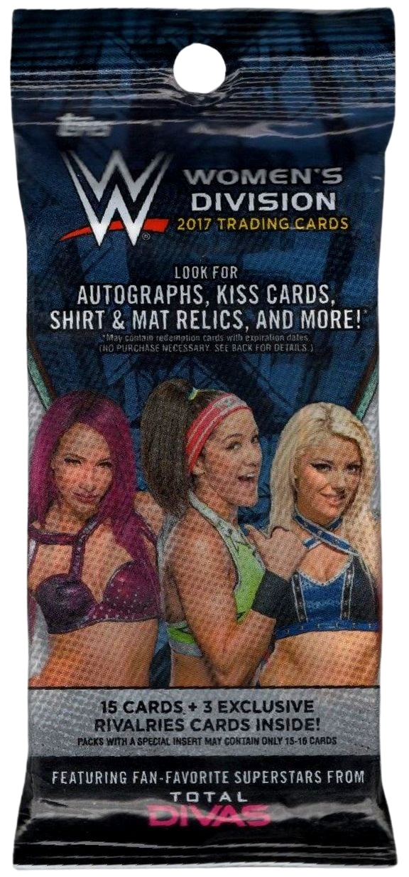 2017 Topps WWE Women's Division Wrestling cards - Cello/Fat/Value Pack