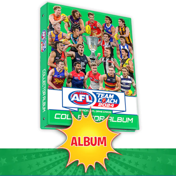 2024 TeamCoach AFL footy cards Collector Album The Traders Australia