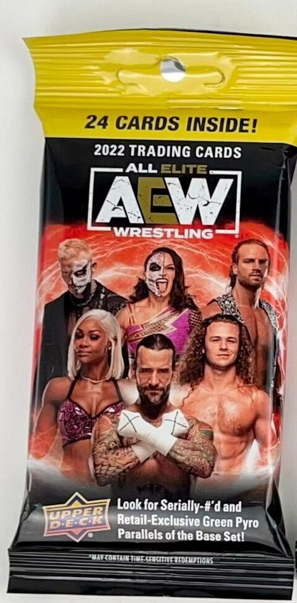 2022 Upper Deck AEW Wrestling cards - Cello/Fat/Value Pack