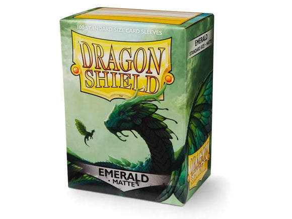 Dragon Shield Deck Sleeves - Matte Emerald (100ct)