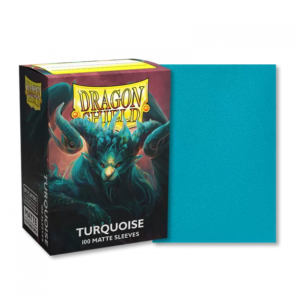 Dragon Shield Deck Sleeves - Matte Turquoise (100ct)