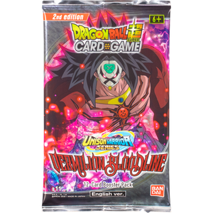 Dragon Ball Super TCG Unison Warrior Vermilion Bloodline 2nd Edition Booster Pack