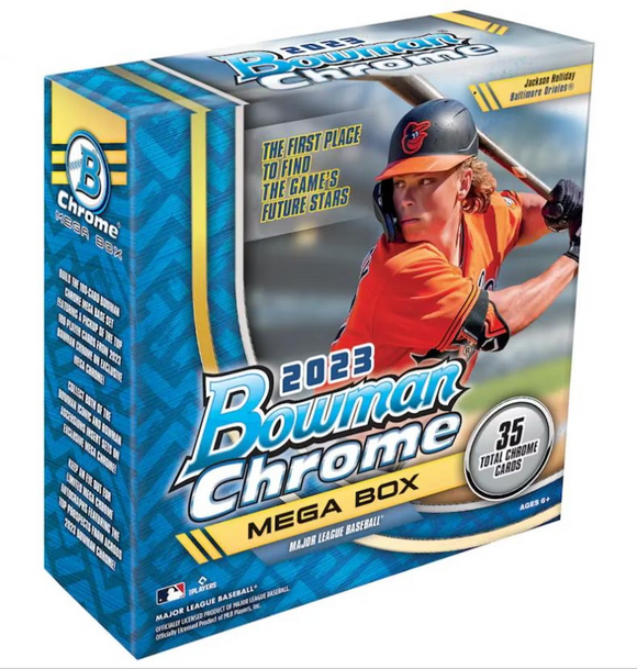 2023 Topps Bowman Chrome MLB Baseball - Mega Box