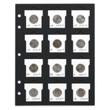 BCW Slotted Paper 12-Pocket Coin Pages (10ct)