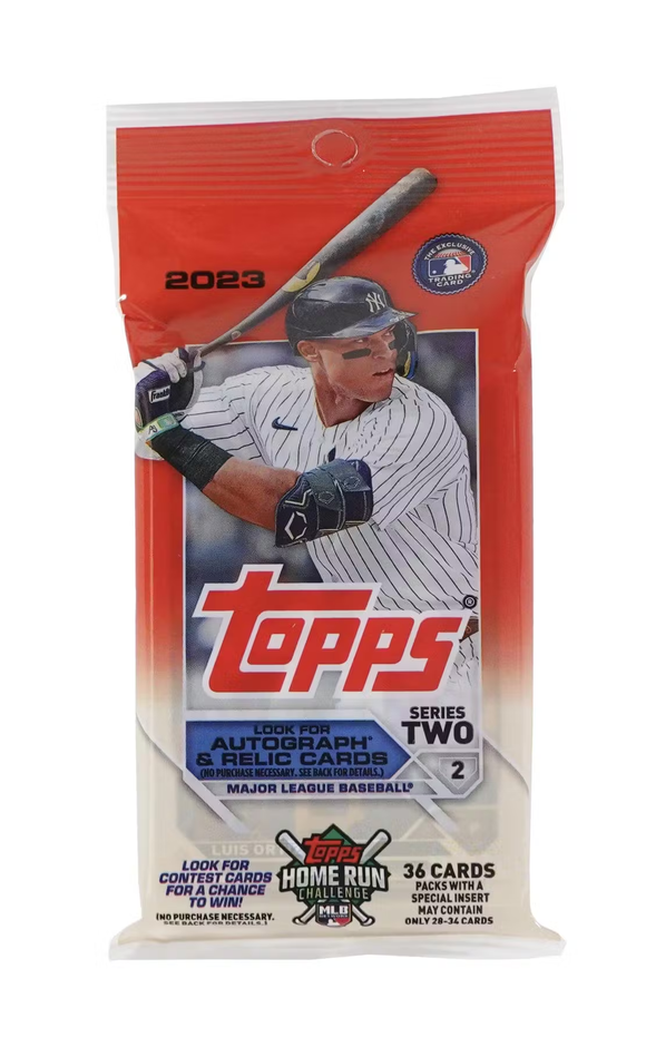 2023 Topps Series 2 MLB Baseball cards - Cello/Fat/Value Pack