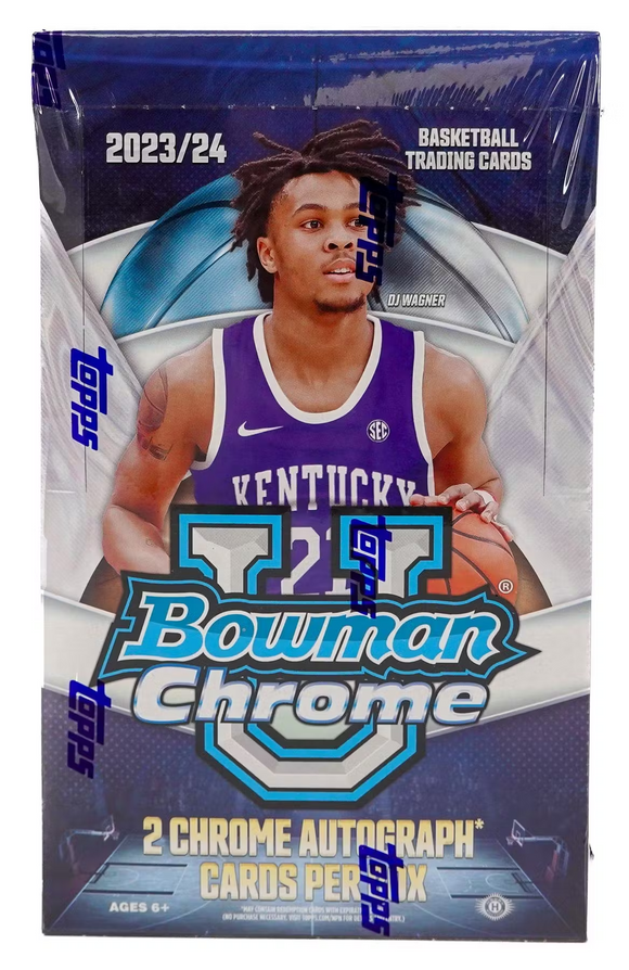 202524 Topps Bowman University Chrome Basketball cards Hobby Box