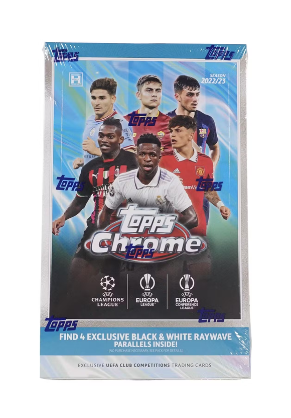 2022-23 Topps Chrome UEFA Club Competitions Soccer - Hobby LITE Box