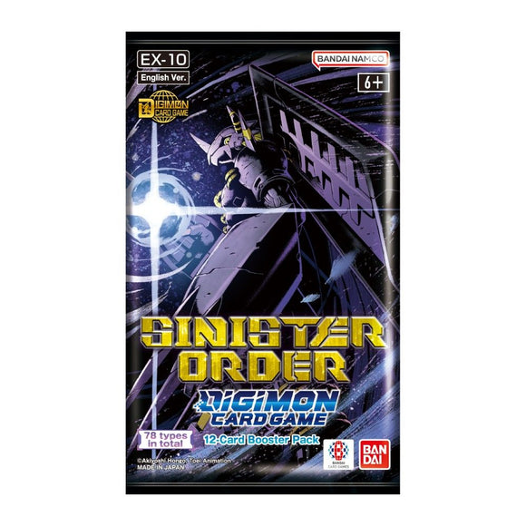 Digimon Card Game EX10 Sinister Order - Booster Pack