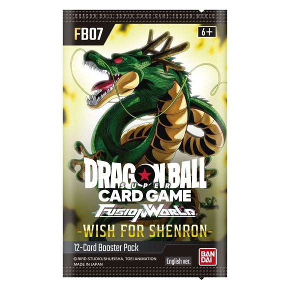 Dragon Ball Super TCG Fusion Wish For Shenron FB07 - Booster Pack