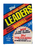 1990 Topps Major League Leaders MINI cards - Retail Wax Pack