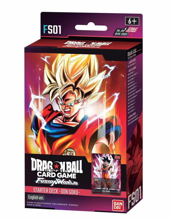 Dragon Ball Super TCG Fusion World Starter Deck - Son Goku (FS01)