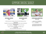 2024 Upper Deck Golf cards - Hobby Box