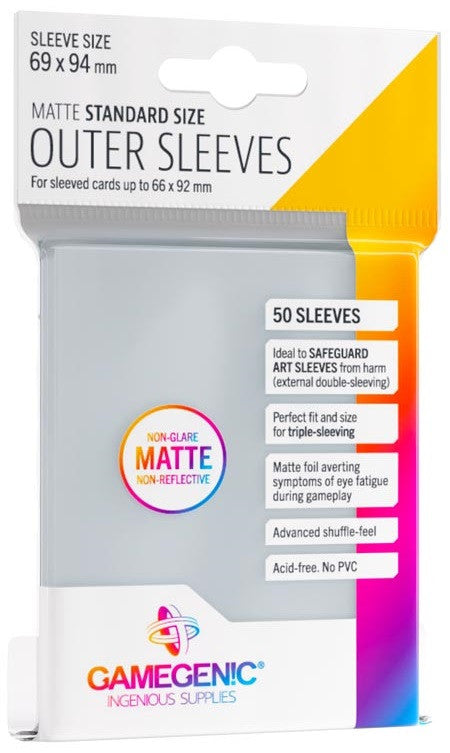 Gamegenic Matte Prime Outer Sleeves (50ct)