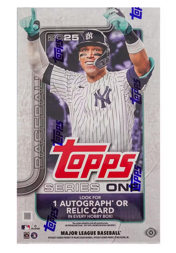 2025 Topps Series 1 MLB Baseball cards - Hobby Box