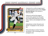 2025 Topps Series 1 MLB Baseball cards - Hobby Box