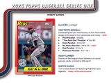2025 Topps Series 1 MLB Baseball cards - Hobby Box