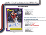 2025 Topps Series 1 MLB Baseball cards - Hobby Box