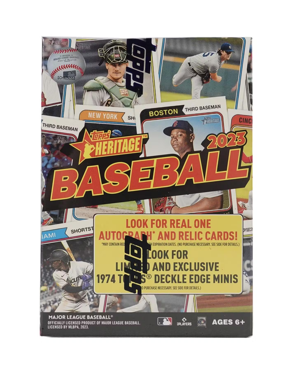 2023 Topps Heritage MLB Baseball cards - Blaster Box