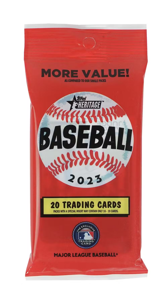2023 Topps Heritage MLB Baseball cards - Cello/Fat/Value Pack