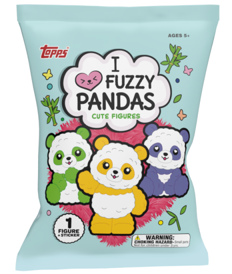 Topps I Love Fuzzy Pandas (2021) Figurine - Retail Pack