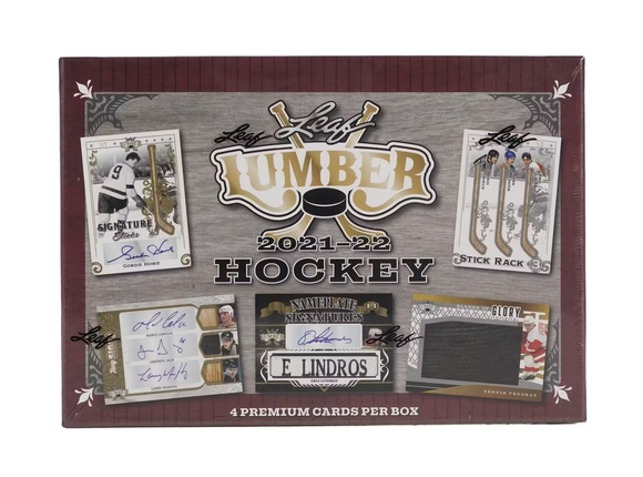 2021-22 Leaf Lumber Hockey cards - Hobby Box