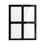 BCW Magnetic 4-Card Holder - 35pt Black Border