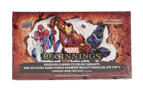 Upper Deck Marvel Beginnings Volume 2 Series 1 (2021) - Hobby Box