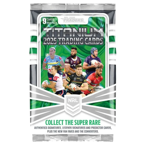 2025 TLA Traders Titanium NRL Rugby League cards - Retail Pack