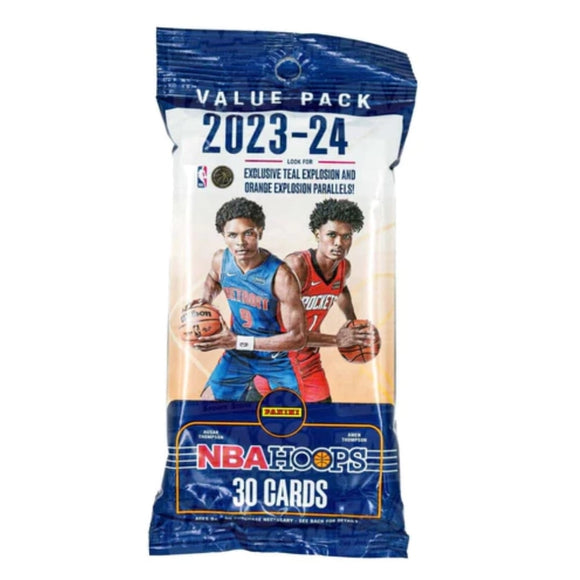 2023-24 Panini Hoops NBA Basketball cards - Cello/Fat/Value Pack