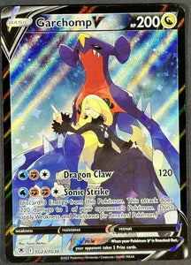 Garchomp V - Pokemon Astral Radiance Trainer Gallery FULL ART Ultra Rare #TG23/TG30