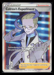 Colress's Experiment Trainer - Pokemon Lost Origin FULL ART Ultra Rare #190/196