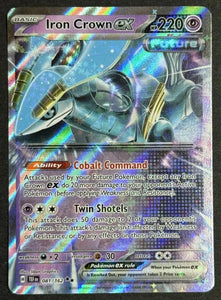 Iron Crown EX - Pokemon Temporal Forces Holo Foil Double Rare #081/162