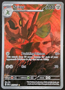 Scizor - Pokemon Obsidian Flames FULL ART Holo Foil Illustration Rare #205/197
