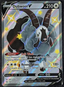 Dubwool V - Pokemon Shining Fates Shiny Vault FULL ART Ultra Rare #SV120/SV122