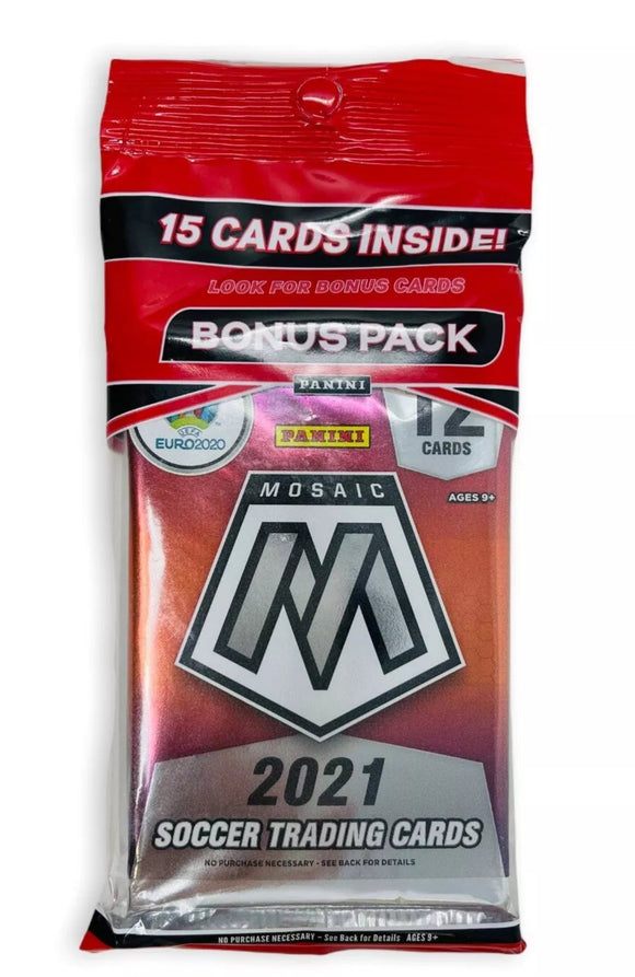 2020-21 Panini Mosaic UEFA Euro Soccer cards - Cello/Fat/Value Pack